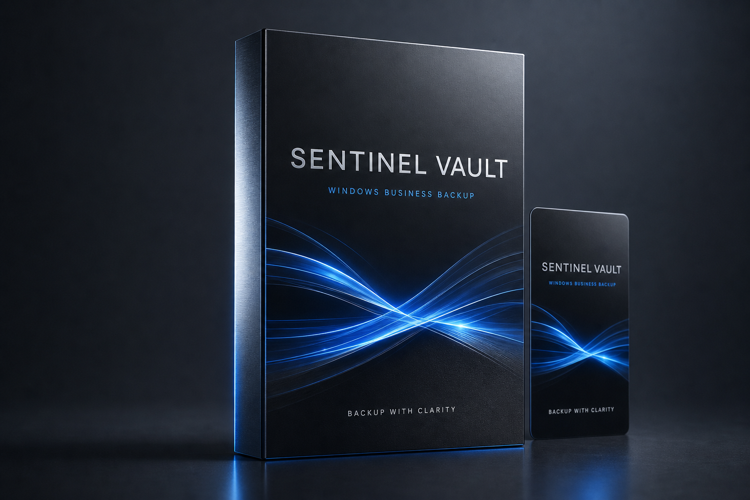 Sentinel Vault Windows business backup product box